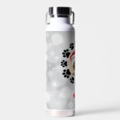 クリスマスカスタムキャットフォトウォーターボトル ウォーターボトル (正面)