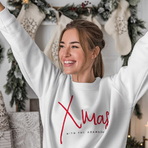 クリスマスカスタムクリスマスパーティー スウェットシャツ