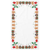 クリスマスカスタムコットンテーブルクロス， 60"x104" テーブルクロス (正面)