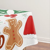 クリスマスカスタムコットンテーブルクロス， 60"x104" テーブルクロス (インサイチュ)