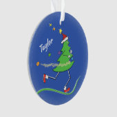 クリスマスカスタムツリーランナー© オーナメント (正面)