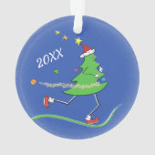 クリスマスカスタムツリーランナー© オーナメント (裏面)