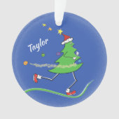 クリスマスカスタムツリーランナー© オーナメント (正面)