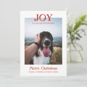 クリスマスカスタムドッグフォトドッグウォーカー事業 シーズンカード (スタンド正面)