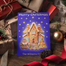 クリスマスカスタムフォト名トポグラフィ金ゴールド