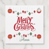 クリスマスカスタムプレゼント フェイバータグ (裏面)