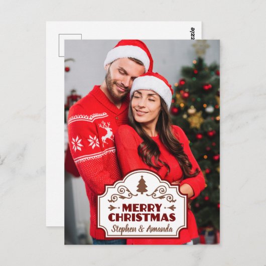 クリスマスカスタムポストカード ポストカード (正面/裏面)
