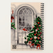 クリスマスカスタムレシピ本の魔法 ノートブック (裏面)