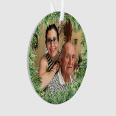 クリスマスカスタム写真 オーナメント (正面)