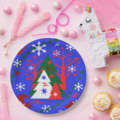 クリスマスカスタム紙デザイナープレート – ギフト ペーパープレート (パーティー)