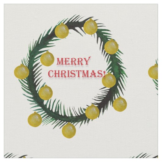 クリスマスカスタム織物 ファブリック (クローズアップ)