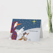 クリスマスカッカ(アヒル)ウクライナフォークアート シーズンカード (裏面)