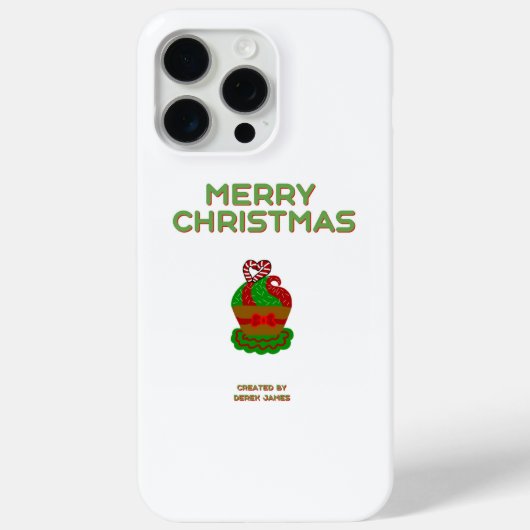 クリスマスカッケーアップルiPhone 15 Pro Maxケース Case-Mate iPhoneケース (裏面)