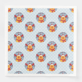 クリスマスカッコいいトナカイ紙ナプキン