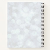 クリスマスカッコいいラマ |ジョイタイポグラフィ ノートブック (裏面)