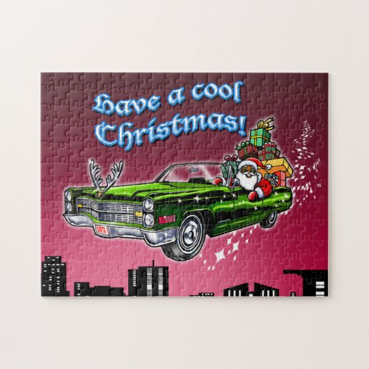 クリスマスカッコいい ジグソーパズル (横)