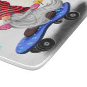 クリスマスカッティングボードスケーター格言（ギフト付き） カッティングボード (角)