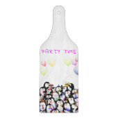 クリスマスカッティングボードハッピーペンギンパーティー カッティングボード (正面)