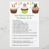 クリスマスカップケーキあなたがどれくらい赤ちゃんシャワーを知っているか (正面)