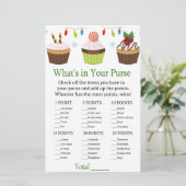 クリスマスカップケーキあなたの財布ゲームの中に何が (スタンド正面)