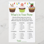 クリスマスカップケーキあなたの財布ゲームの中に何が (正面)