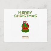 クリスマスカップケーキはがき シーズンポストカード (正面)