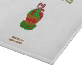 クリスマスカップケーキガラス切断板 カッティングボード (角)