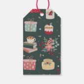 クリスマスカップケーキホリデーグッズのパーソナライズされたギフト ギフトタグ (裏面)