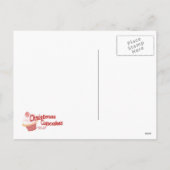 クリスマスカップケーキ郵送可能なレシピカード シーズンポストカード (裏面)