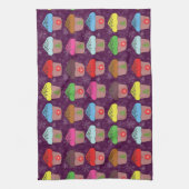 クリスマスカップケーキ キッチンタオル (縦)