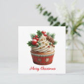 クリスマスカップケーキ シーズンカード (スタンド正面)