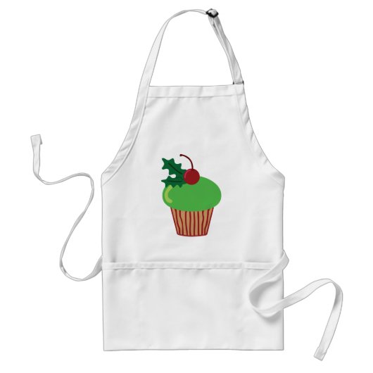 クリスマスカップケーキ スタンダードエプロン (正面)