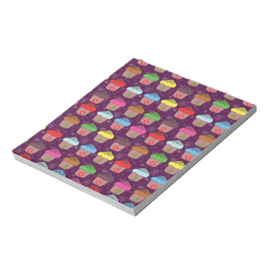 クリスマスカップケーキ ノートパッド (回転)