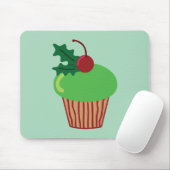 クリスマスカップケーキ マウスパッド (マウス)