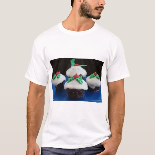 クリスマスカップケーキ Tシャツ (正面)