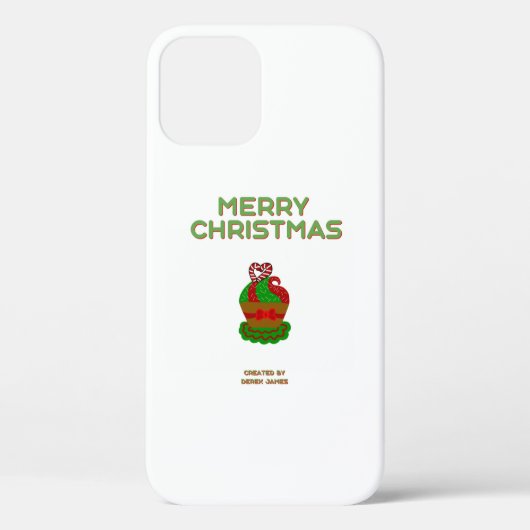 クリスマスカップケーキApple iPhone 12 Proケース Case-Mate iPhoneケース (裏面)