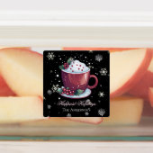 クリスマスカップホットチョコレートパーソナライズされたベーキング ラベル (貼付)