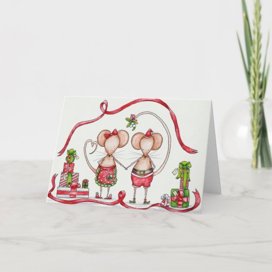 クリスマスカップル シーズンカード (正面)