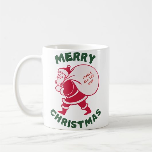 クリスマスカップ2 コーヒーマグカップ (左)