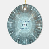 クリスマスカテドラルウィンドウ セラミックオーナメント (左)