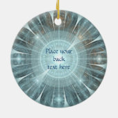 クリスマスカテドラルウィンドウ セラミックオーナメント (裏面)