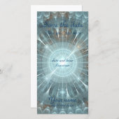 クリスマスカテドラルウィンドウ セーブザデート (正面/裏面)