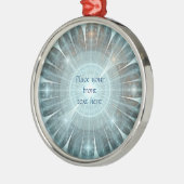 クリスマスカテドラルウィンドウ メタルオーナメント (左)