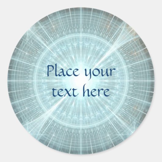 クリスマスカテドラルウィンドウ ラウンドシール (正面)