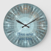 クリスマスカテドラルウィンドウ ラージ壁時計 (正面)