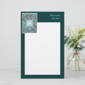 クリスマスカテドラルウィンドウ 便箋 (スタンド正面)