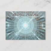 クリスマスカテドラルウィンドウ 名刺 (正面)