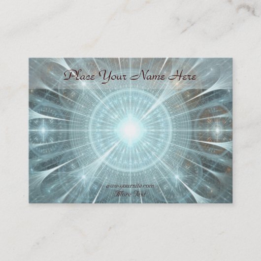 クリスマスカテドラルウィンドウ 名刺 (正面)