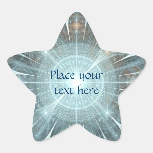 クリスマスカテドラルウィンドウ 星シール (正面)