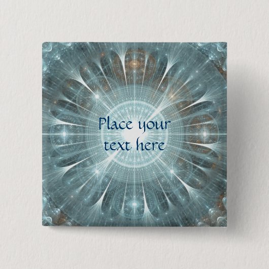 クリスマスカテドラルウィンドウ 缶バッジ (正面)